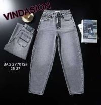 7012# серые женские джинсы (Vindasion, стрейч-коттон, 6 ед, размеры норма: 25-27) выдача на следующий день фото