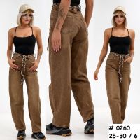 0260# коричневые женские джинсы (LADY N, стрейч коттон, 6 ед, размеры норма: 25-30) выдача на следующий день фото