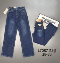 7087 # синие женские джинсы (Vindasion, стрейч коттон, 6 ед, размеры полубатал: 28-33) выдача на следующий день фото