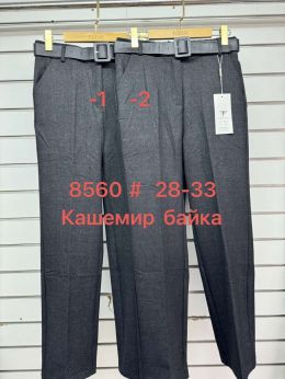 8560 # выбор цвета кашемировые женские брюки на байке (Fudeyan, 6 ед, размеры полубатал: 28-33) выдача на следующий день фото