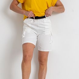 0813-10 белые женские шорты (коттон, 5 ед. универсальный размер нормы: 44-48) фото