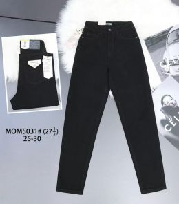 купить 5031* черные женские джинсы мом (VIDASION, 6 ед. размеры норма: 25. 26. 27. 28. 29. 30) выдача на следующий день                 оптом