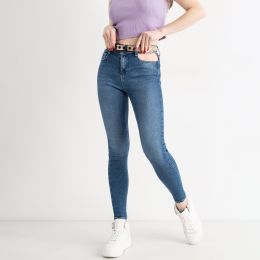 купить оптом джинсы 0748 What`s Up американка женская голубая стрейчевая (5 ед.размеры: 26.27.28.29.30) недорого