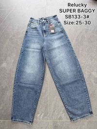 0133-3 # синие женские джинсы (Relucky, стрейч коттон, размеры норма: 25-30) выдача на следующий день фото