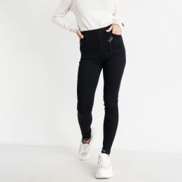 купить оптом джинсы 2911-1 выдача на следующий день FUDEYAN джеггинсы женские черные стрейчевые (6 ед. размеры: 25.26.27.28.29.30) недорого