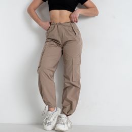 5366-3* темно-бежевые женские штаны (DORIMODES, плащевка, 5 ед. размеры норма: S. M. L. XL. 2XL) выдача на следующий день фото