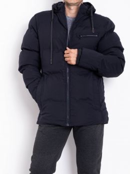 7625-2 темно-синяя мужская теплая куртка (6 ед, размеры норма:XL.  2XL. 3XL. 4XL. 5XL. 6XL) фото