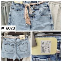 6023# голубые женские джинсовые шорты-юбка (стрейч-коттон, 6 ед. размеры норма: 25-29) выдача на следующий день фото