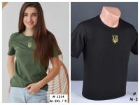 1314# выбор цвета женская футболка (хлопок, 5 ед, размеры полубатал: M-3XL) выдача на следующий день фото