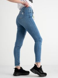 купить 0647-6 / голубые женские джинсы (New Jeans, стрейчевые,  6ед. размеры норма: 25, 25, 28, 28, 29, 29) оптом