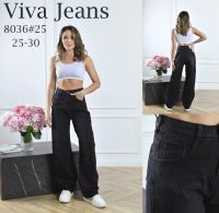 8036 # черные женские джинсы (стрейч, 6 ед, размеры норма: 25-30) выдача на следующий день фото