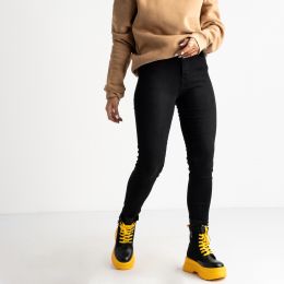1001-1 черные женские джинсы-американка (MISS AURA, стрейчевая, 44. 46. 46. 48. 48. 50. 52. 54) фото