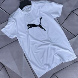 1386-10* белая мужская футболка с принтом (турецкий трикотаж, 5 ед. размеры норма: M. L. XL. 2XL. 3XL) выдача на следующий день фото