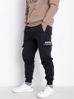 6710-6 серые мужские спортивные штаны (GODSEND, флис, 5 ед. размеры норма: M. L. XL. 2XL. 3XL) фото