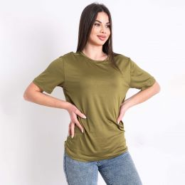 купить оптом джинсы 0001-7* зеленая женская футболка (5 ед. размеры норма: M. XL. 2XL. 3XL. 3XL) выдача на следующий день недорого