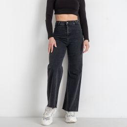 416-2021-66 темно-серые женские джинсы (стрейчевые, 8 ед. размеры батал: 34. 36. 36. 38. 38. 40. 42. 44) фото