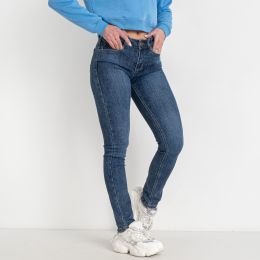 8683 синие женские джинсы (VANVER, стрейчевые, 6 ед. размеры норма: 25. 26. 27. 28. 29. 30) фото