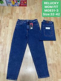 0831-3 # синие женские джинсы (Relucky, стрейч коттон, размеры батал: 32-42) выдача на следующий день фото