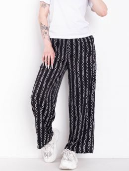 0776-1* черные женские штаны (4 ед. размеры на бирках: XL-4XL, соответствуют норме: S-XL) выдача на следующий день              фото
