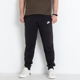 00112-16 черные мужские спортивные штаны (6 ед. размеры норма: 48. 50. 52. 54. 54. 56)  фото