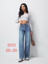 3013 # голубые женские джинсы (New Jeans, стрейч, 6 ед, размеры норма: 25-23) выдача на следующий день фото