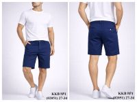 02051# синие мужские шорты (стрейч коттон, 8 ед, размеры норма: 27-28-29-30-31-32-33-34) выдача на следующий день фото