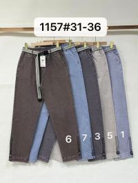 купить 1157# выбор цвета женские джинсы (Fudeyan, 6 ед. размеры батал: 31-36) выдача на следующий день оптом