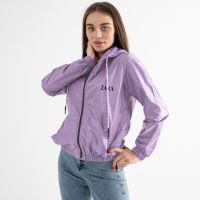 купить 25056-29 СИРЕНЕВАЯ ветровка женская с капюшоном (4 ед. размеры: 44-46/2.48-50/2) оптом