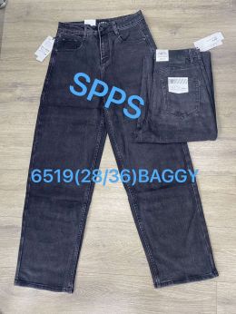 6519 серые мужские джинсы BAGGY ( SPPS, стрейч-коттон, 8 ед. размеры норма: 28, 29. 30. 31. 32. 33. 34. 36) фото