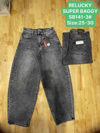 0141-3 # серые женские джинсы (Relucky, стрейч коттон, 6 ед, размеры норма: 25-30) выдача на следующий день фото