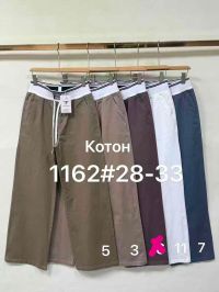 1162 # выбор цвета женские брюки (Fudeyan, лен, 6 ед, размеры полубатал: 28-33) выдача на следующий день фото