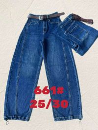 0661 # синие женские джинсы (Liana, стрейч коттон, 6 ед, размеры норма: 25-30) выдача на следующий день фото