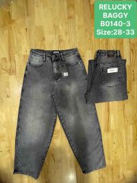0140-3 # серые женские джинсы (Relucky, стрейч коттон, 6 ед, размеры полубатал: 28-33) выдача на следующий день фото
