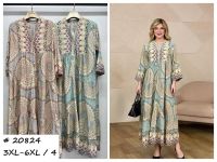 20824 # выбор цвета женское платье (штапель, 4 ед, размеры батал: 3XL-6XL) выдача на следующий день фото