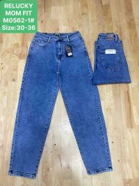 0562-1 # голубие женские джинсы (Relucky, стрейч коттон, 6 ед, размеры батал:30-36) выдача на следующий день фото