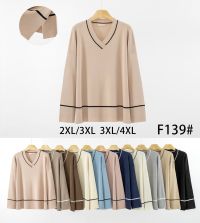 0139 # микс цветов женский свитер (10 ед, размеры батал: 2XL-4XL) выдача на следующий день фото