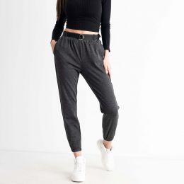 1915-2 темно-серые спортивные штаны женские трикотажные (3 ед. размеры: M.L.XL) фото