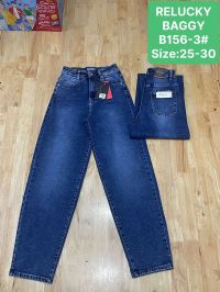 0156-3 # синие женские джинсы (Relucky, стрейч коттон, размеры норма: 25-30) выдача на следующий день фото