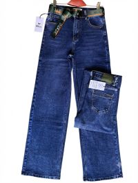8232 * синие женские джинсы (стрейч коттон, 6 ед, размеры полубатал: 28-33) выдача на следующий день фото