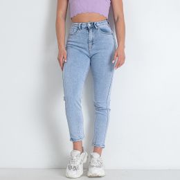 купить 3520* голубые женские джинсы (FOREST JEANS, стрейчевые, 6 ед. размеры норма: 25. 26. 27. 28. 29. 30) выдача на следующий день оптом