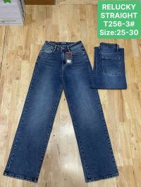 0256 # синие женские джинсы (Relucky, стрейч коттон, 6 ед, размеры норма: 25-30) выдача на следующий день фото