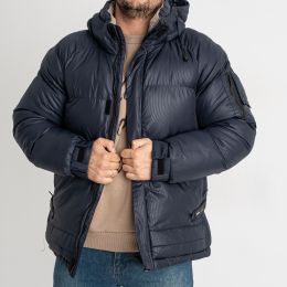 8621-2* тёмно-синяя мужская куртка (ZKE, 5 ед. размеры норма: 48. 50. 52. 54. 56) выдача на следующий день фото