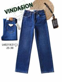 купить 6021-2 # синие женские джинсы (VINDASION, 6 ед. размеры норма: 25-30) выдача на следующий день оптом
