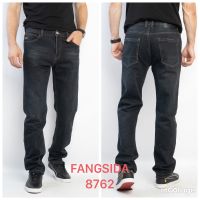8762 # черные мужские джинсы (Fangsida, стрейч коттон, 8 ед, размеры норма: 29-38) выдача на следующий день фото