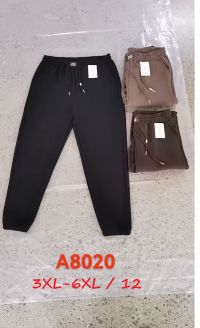 8020 # выбор цвета женские спортивные штаны на флисе (Aolong, 12 ед, размеры батал: 3XL-6XL) выдача наступного дня фото