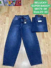 0175-3 # синие женские джинсы (Relucky, стрейч коттон, размеры норма: 25-30) выдача на следующий день фото