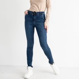 купить оптом джинсы 2167-6673 Angelina Mara американка женская синяя стрейчевая (3 ед. размеры: 25.27.29) недорого