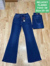 0243-3 # синие женские джинсы (Relucky, стрейч коттон, 6 ед, размеры норма: 25-30) выдача на следующий день фото