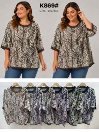 0869 # микс цветов женский свитер (Kiss me, кашимир, 10 ед, размеры батал: L/XL-2XL/3XL) выдача на следующий день фото