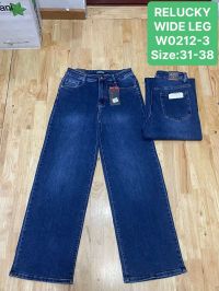 0212 # синие женские джинсы (Relucky, стрейч коттон, 6 ед, размеры батал: 31-38) выдача на следующий день фото